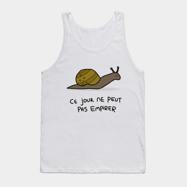 Grumpy Snail Tank Top by grumpyanimals